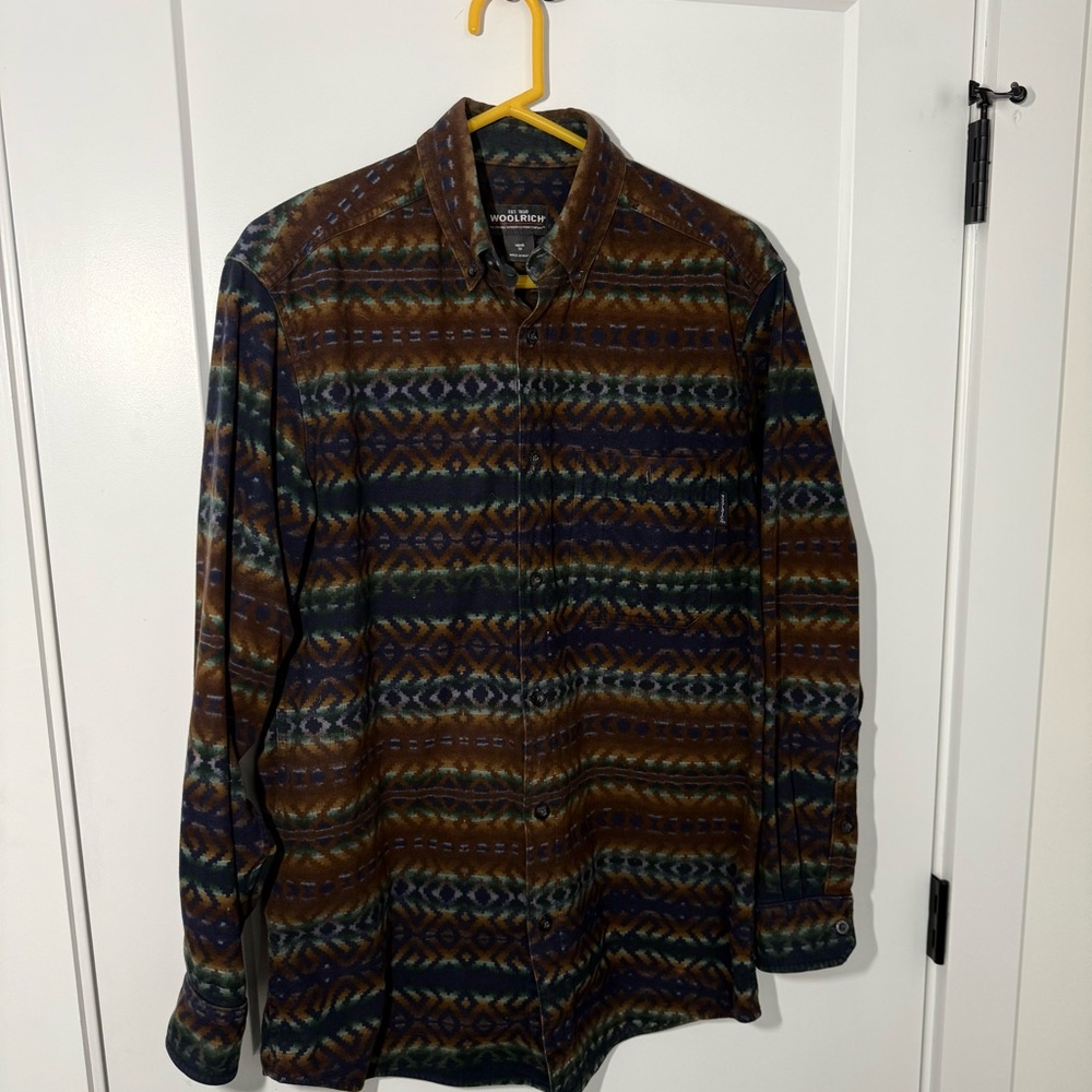 Woolrich Multicolor Patterned Casual Button Down … - image 4